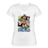 Playera Dama: Algodón Peinado Cuello V Miniatura